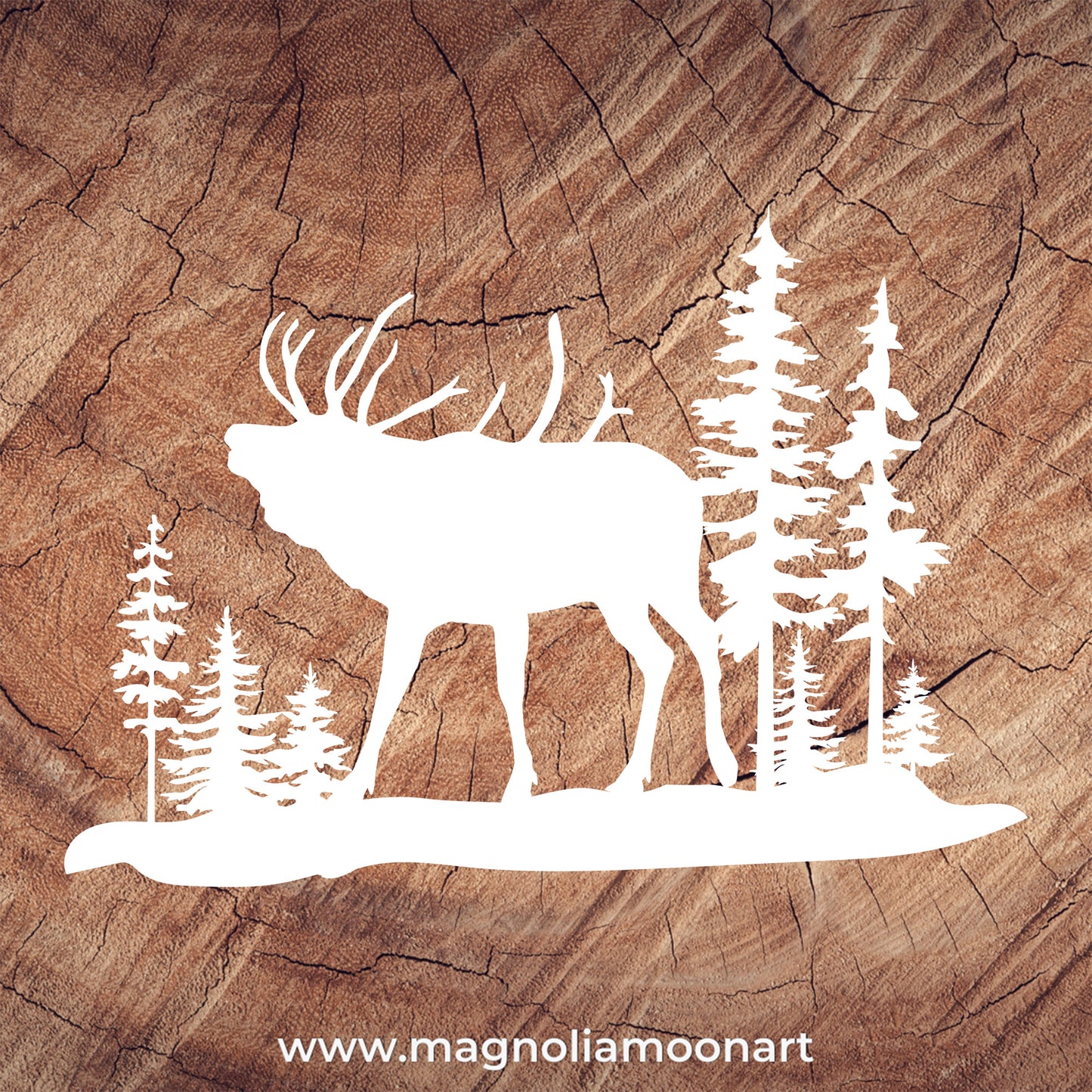 Elk Forest SVG