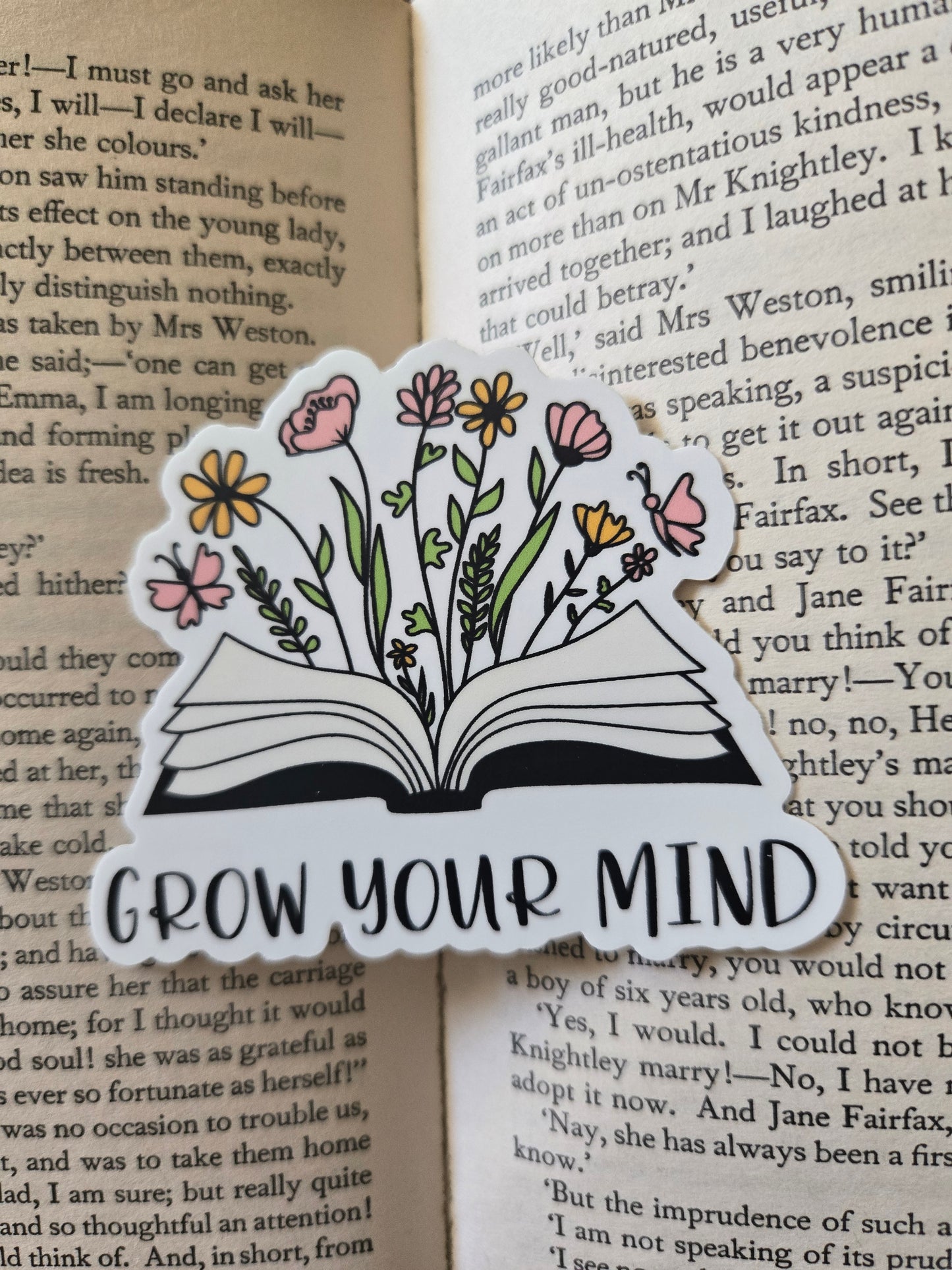 Grow Your Mind Sticker