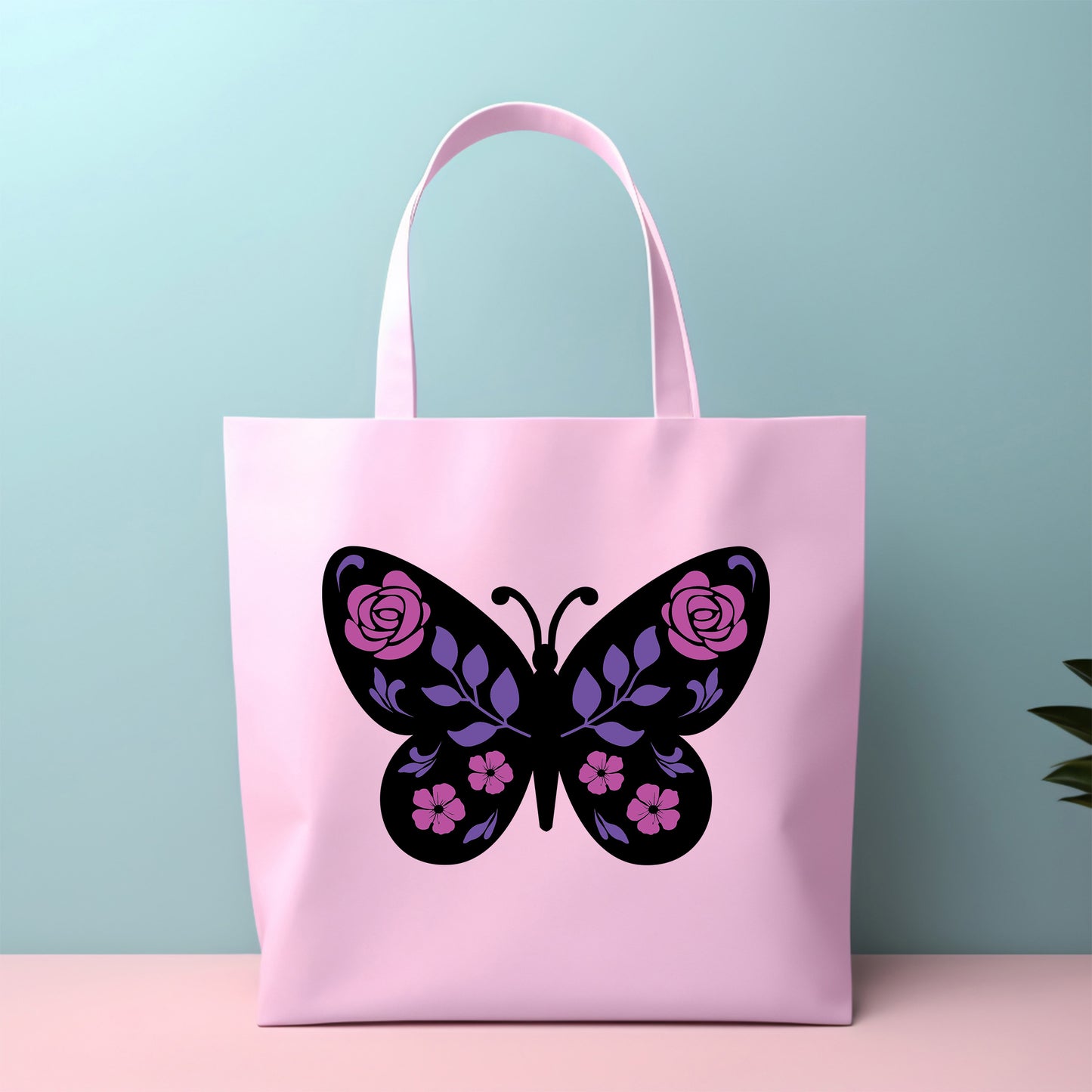 Floral Butterfly SVG