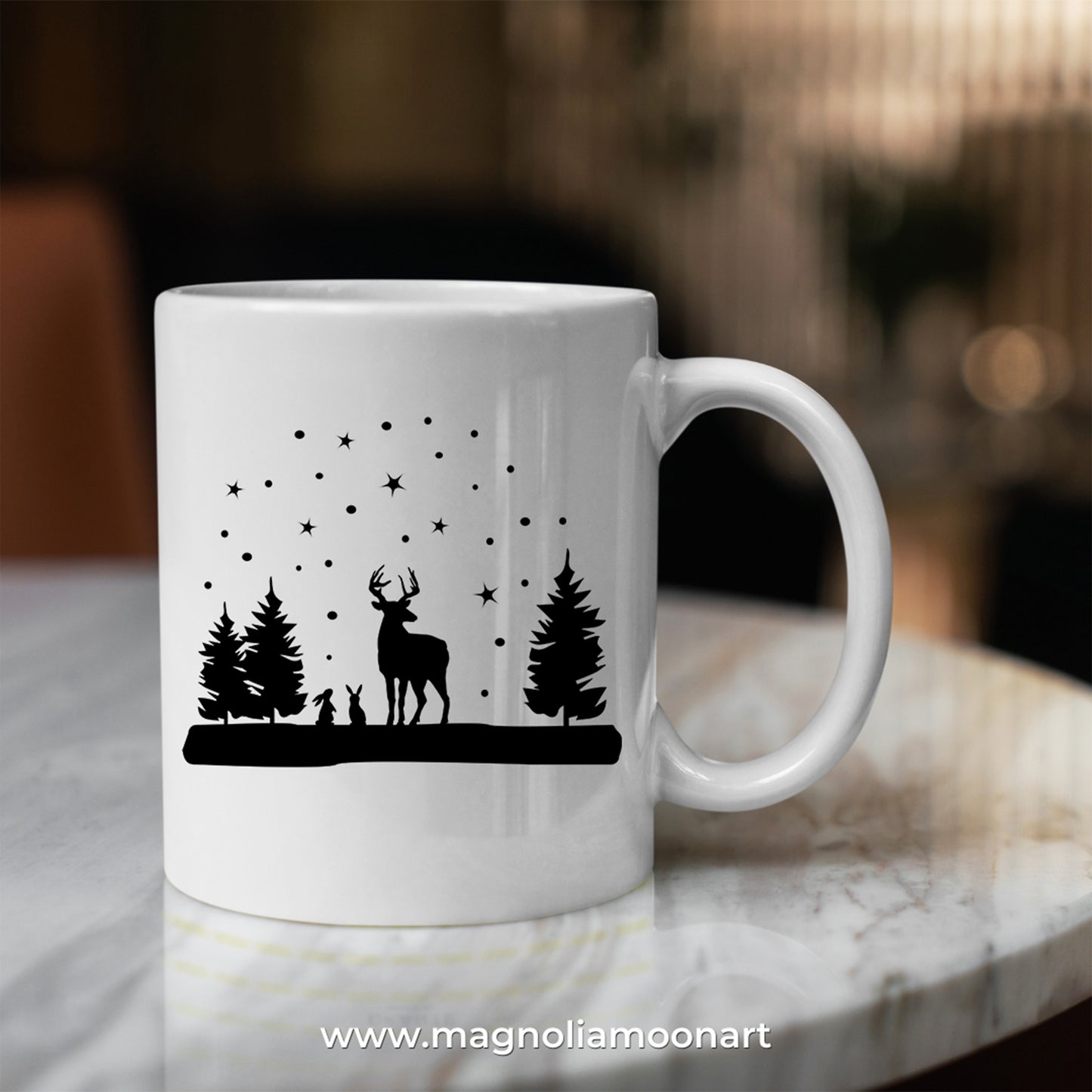 Christmas Deer and Bunnies SVG