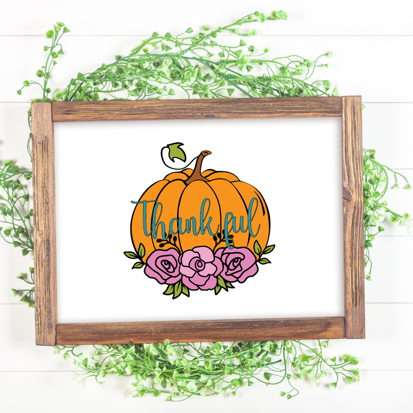 Thankful Pumpkin PNG