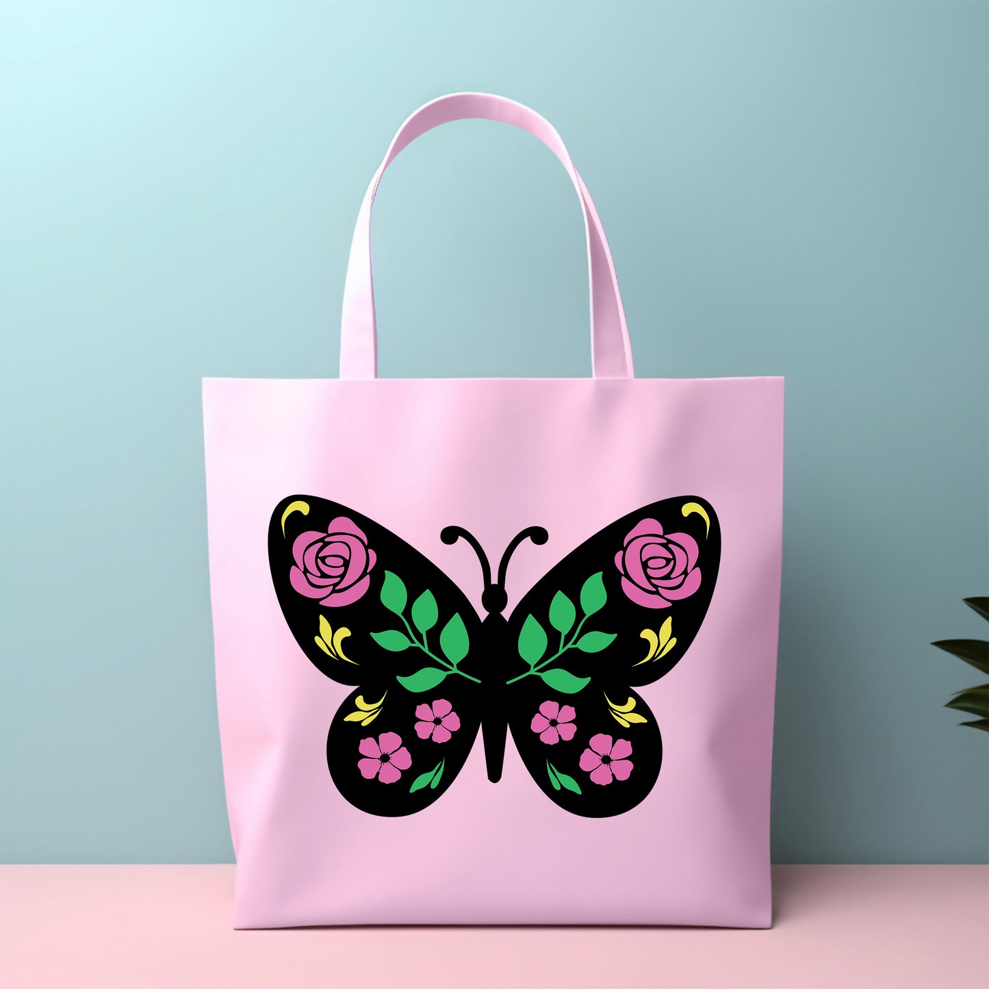 Floral Butterfly SVG