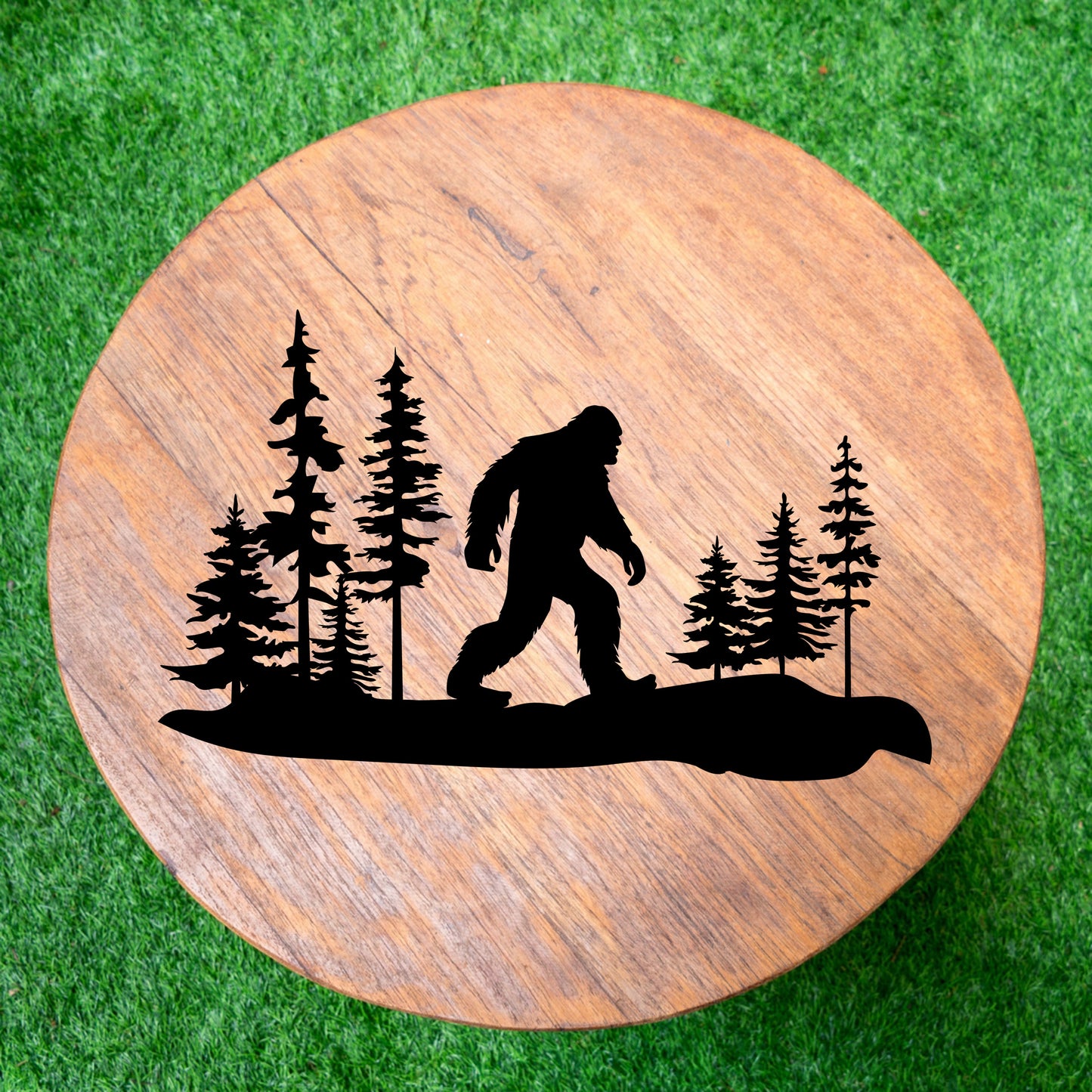 Big Foot in the Woods SVG