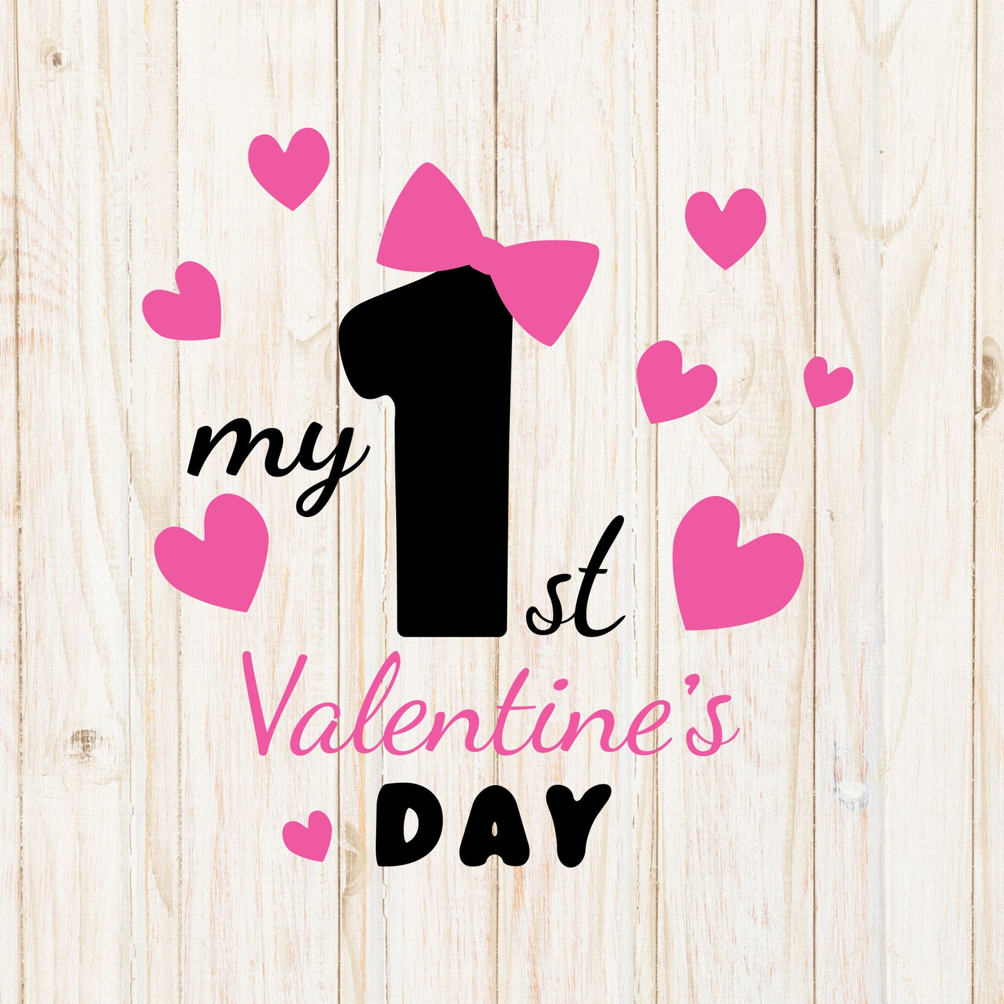 First Valentine SVG