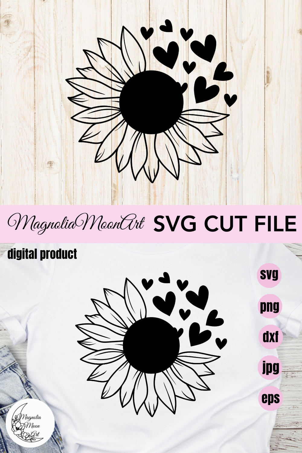 Mom Sunflower SVG