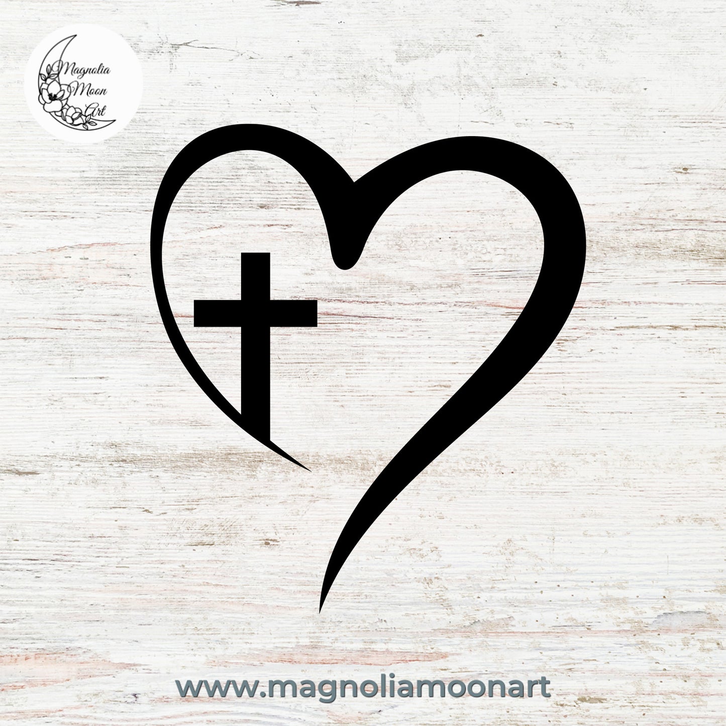 Heart Cross SVG