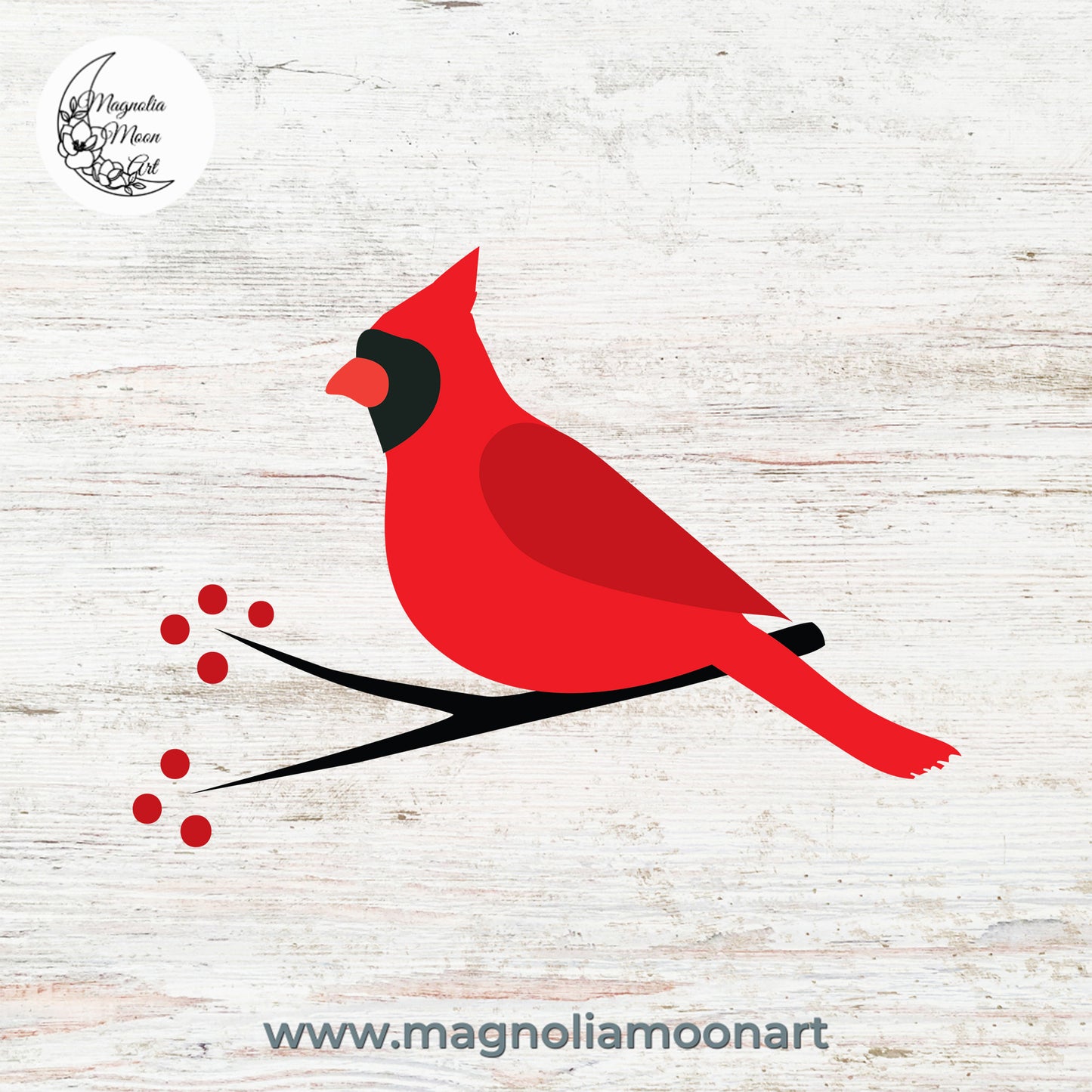 Cardinal Bird SVG