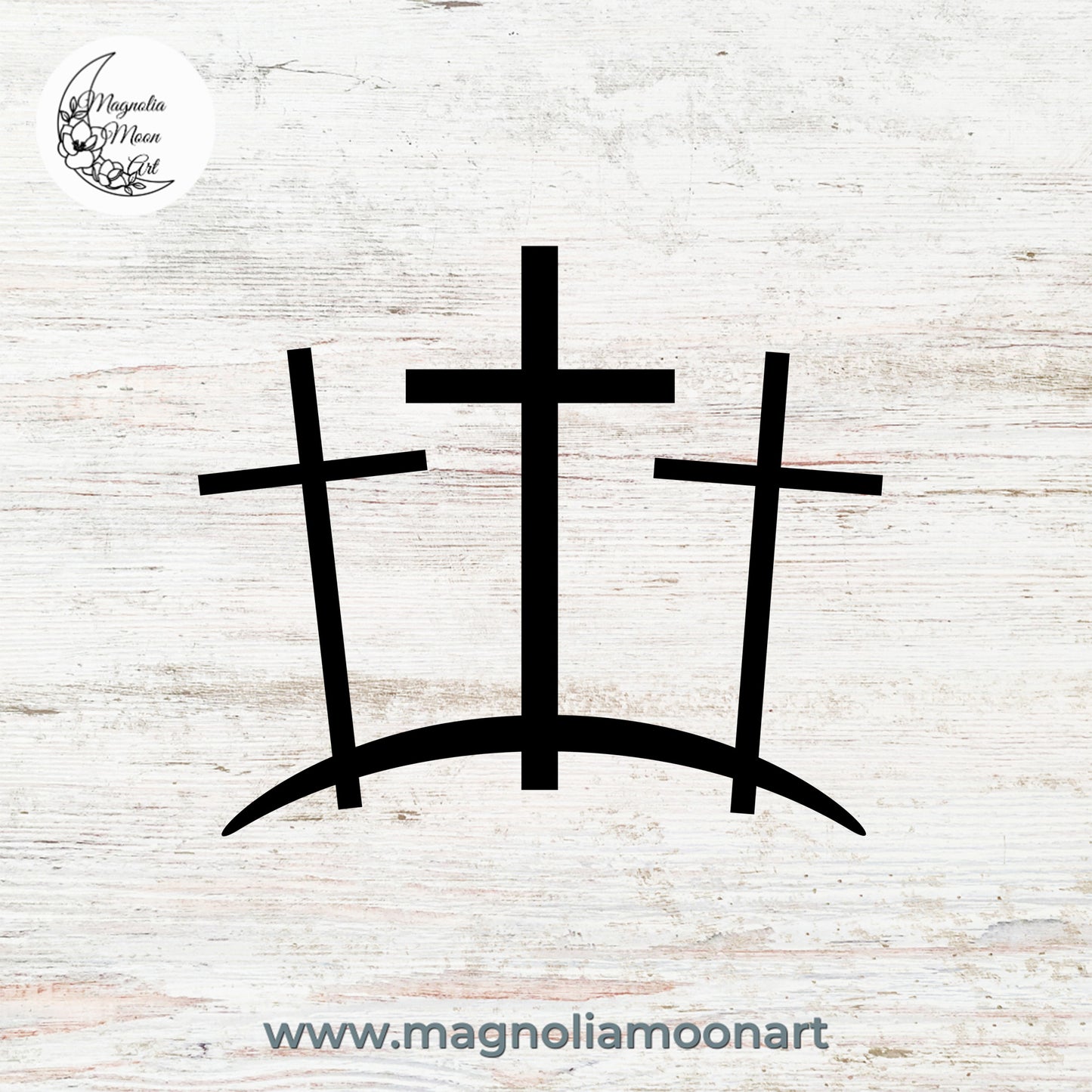 Three Crosses SVG