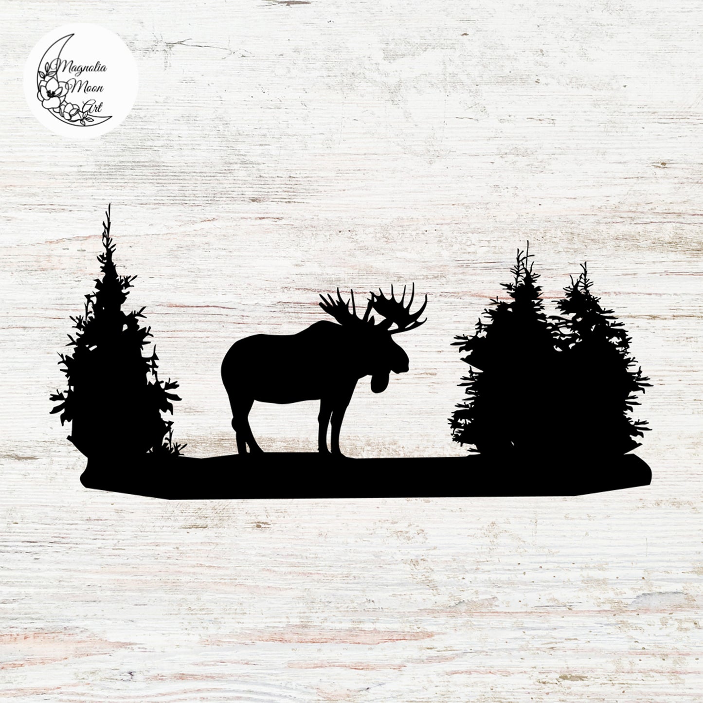 Moose and Trees SVG
