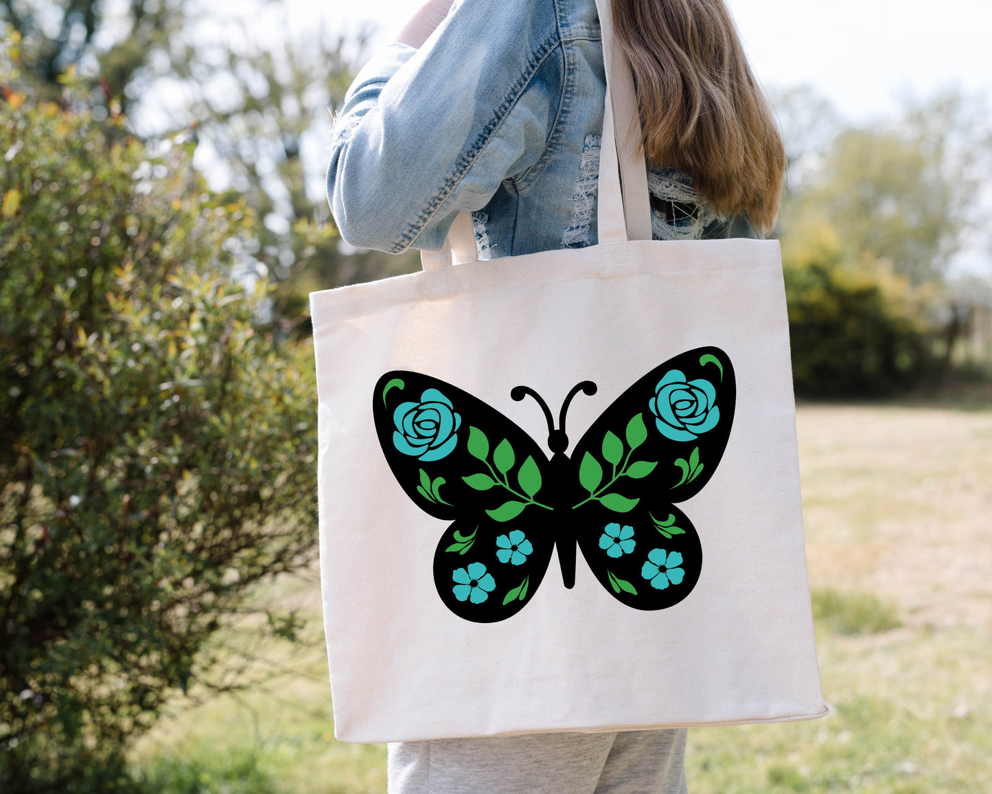 Floral Monarch Butterfly