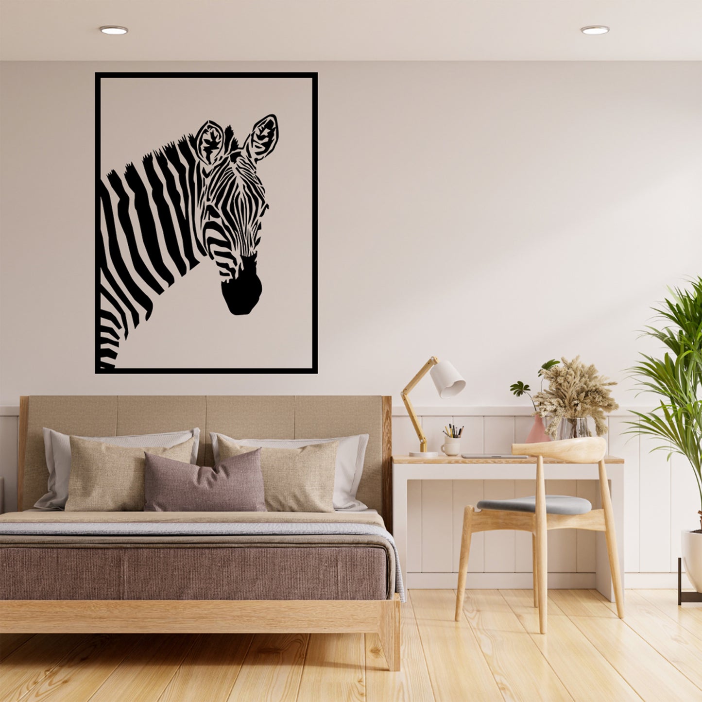 Zebra Framed SVG
