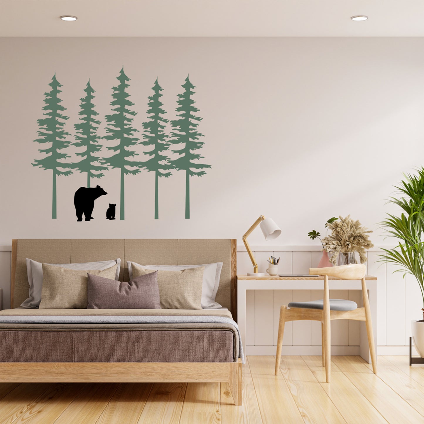 Pine Trees and Bears SVG