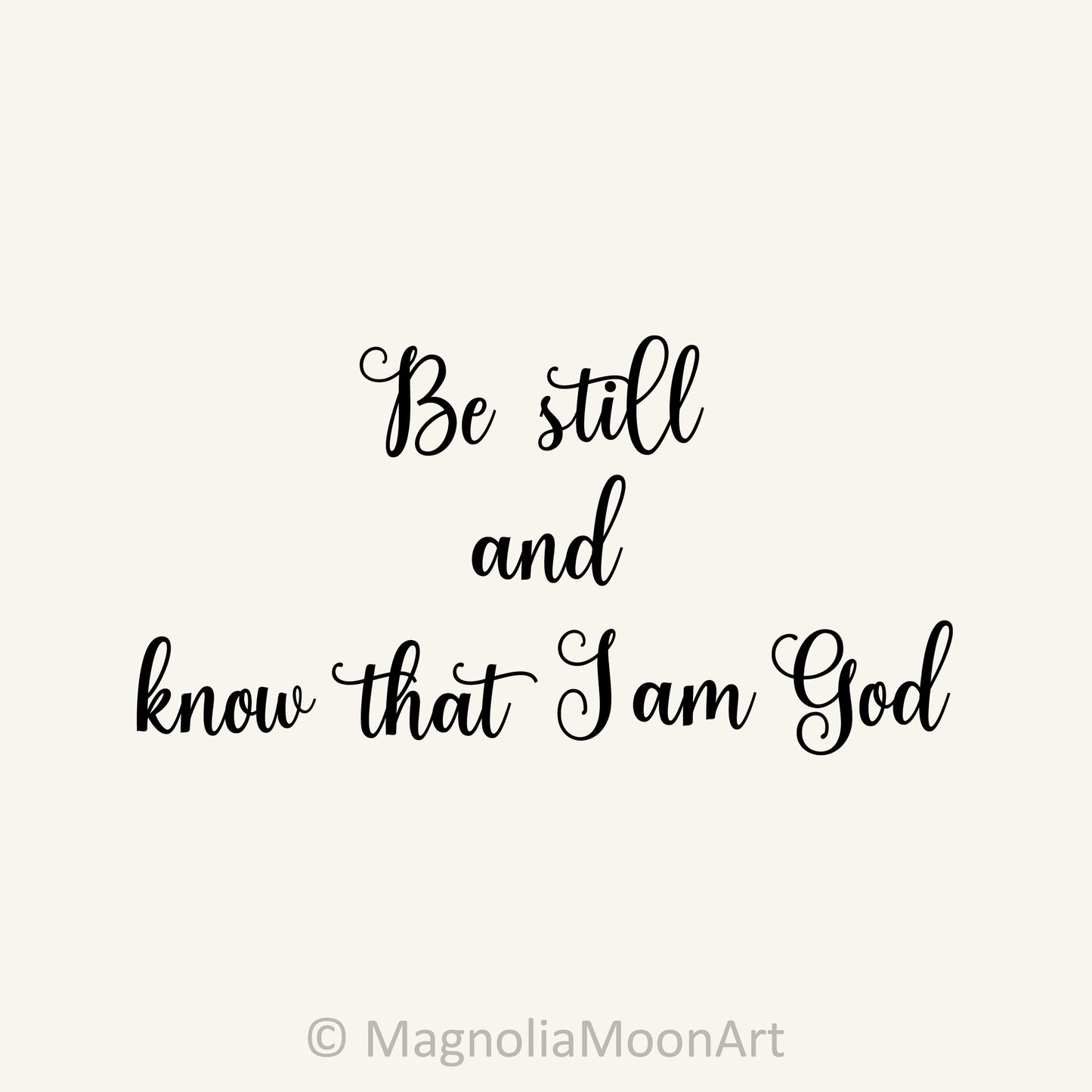Be still SVG