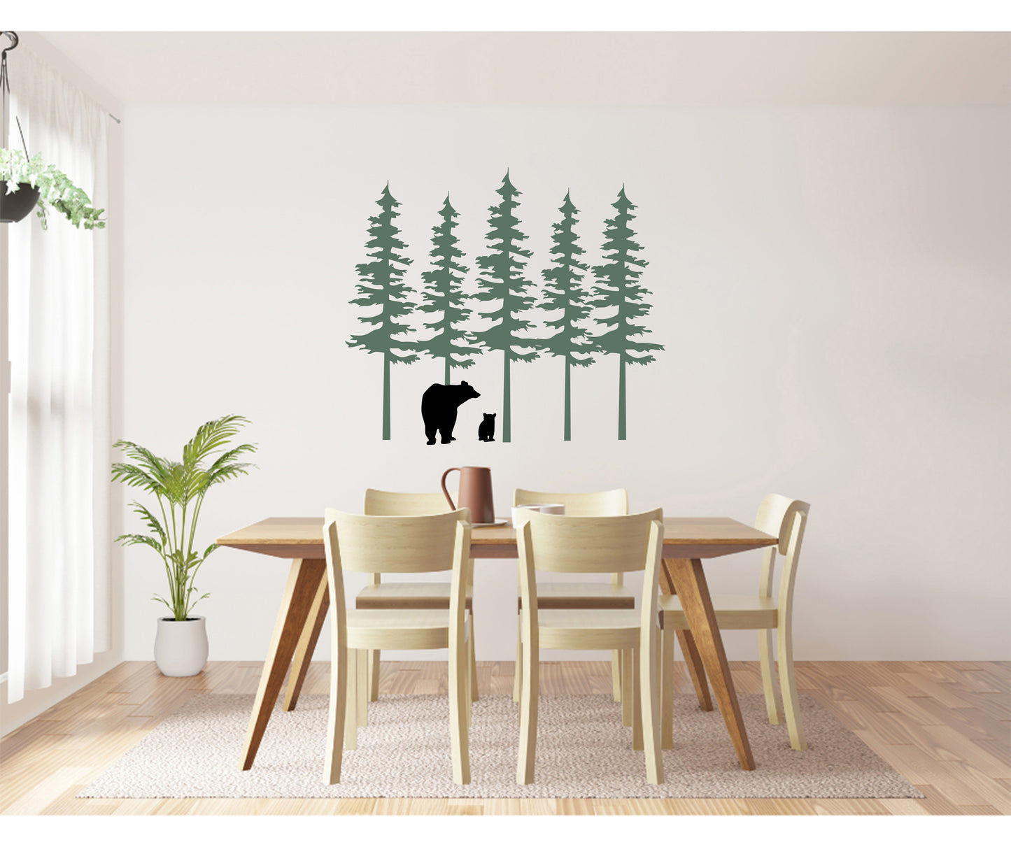Pine Trees and Bears SVG