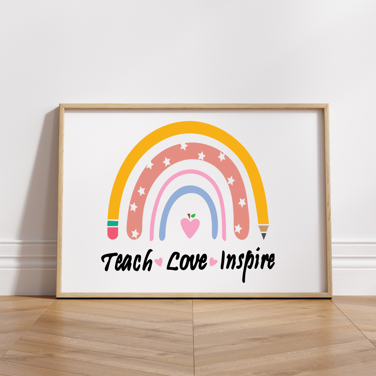 Teach Love Inspire SVG