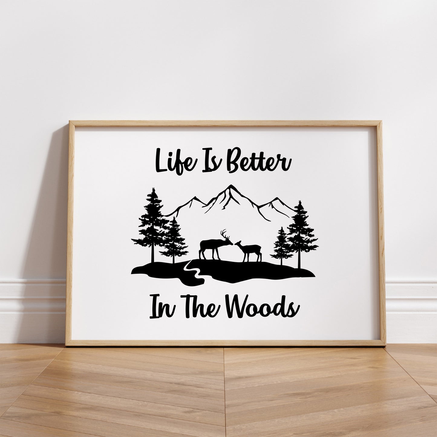 Life is Better in the Woods SVG