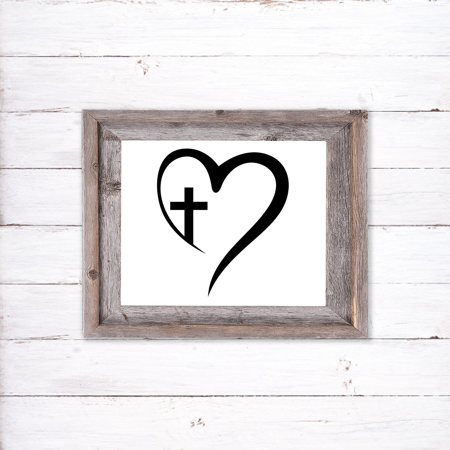 Heart Cross SVG