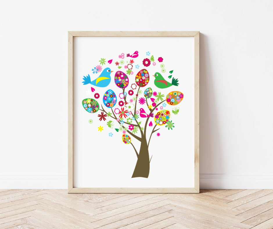 Easter tree PNG