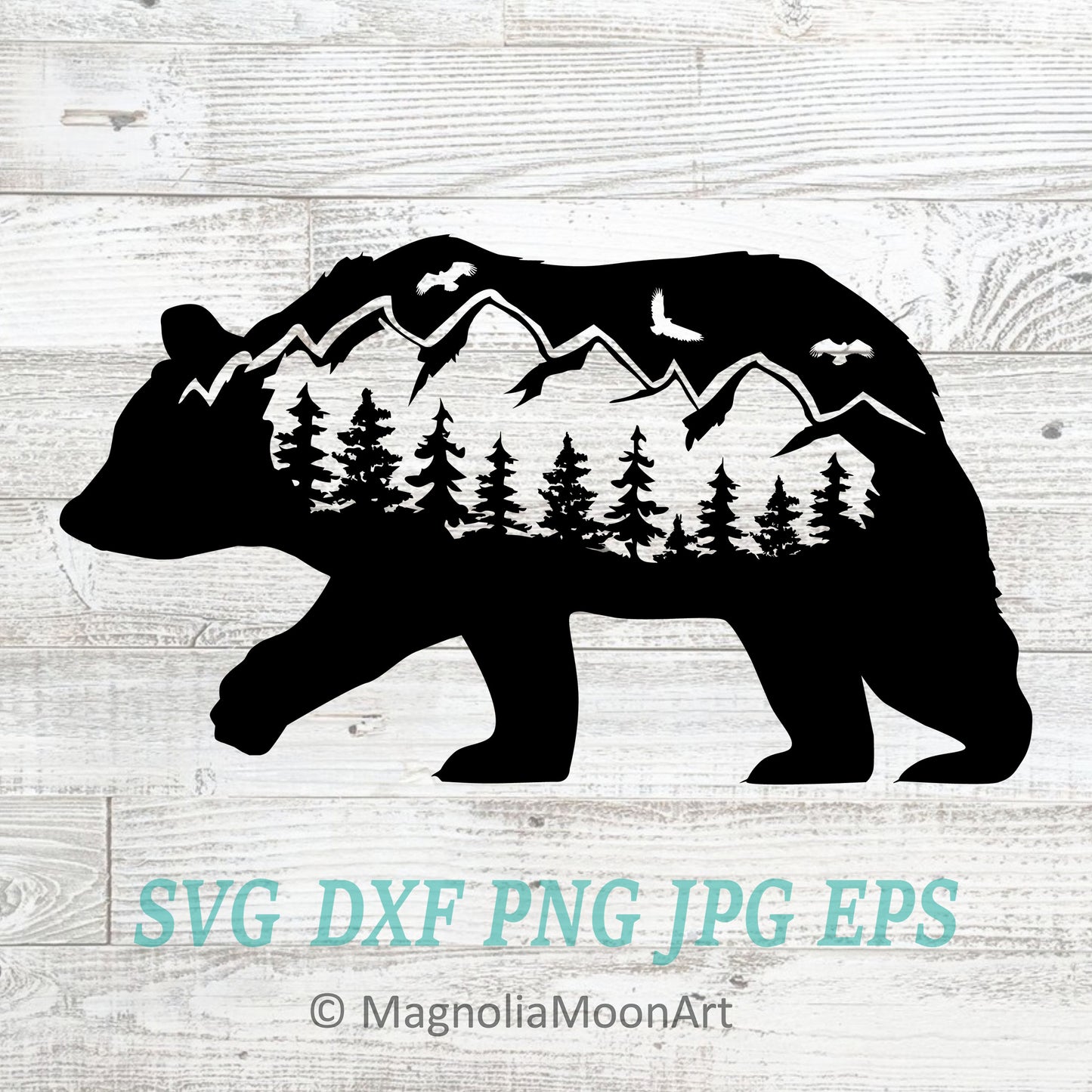 Bear Forest SVG