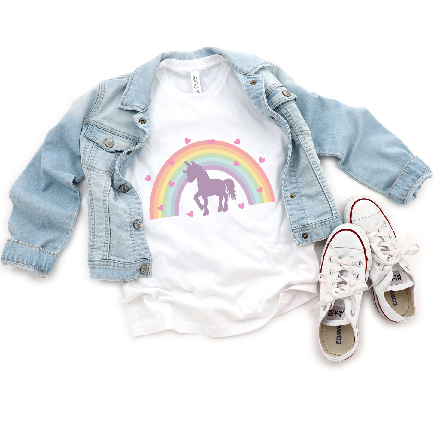 Unicorn and Rainbow SVG