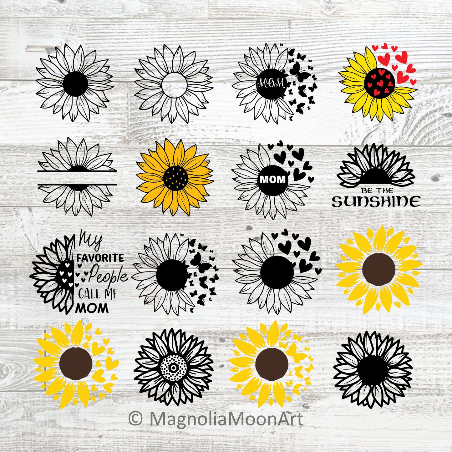 Sunflower Bundle SVG