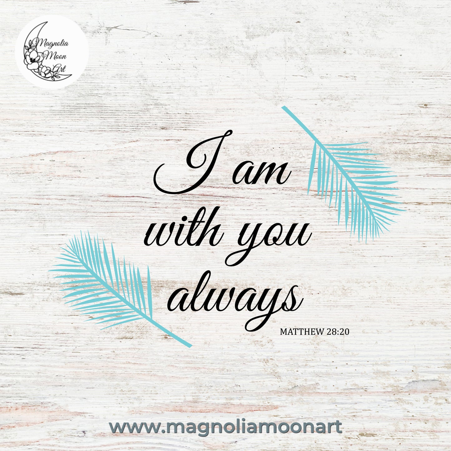 I Am With You Always SVG