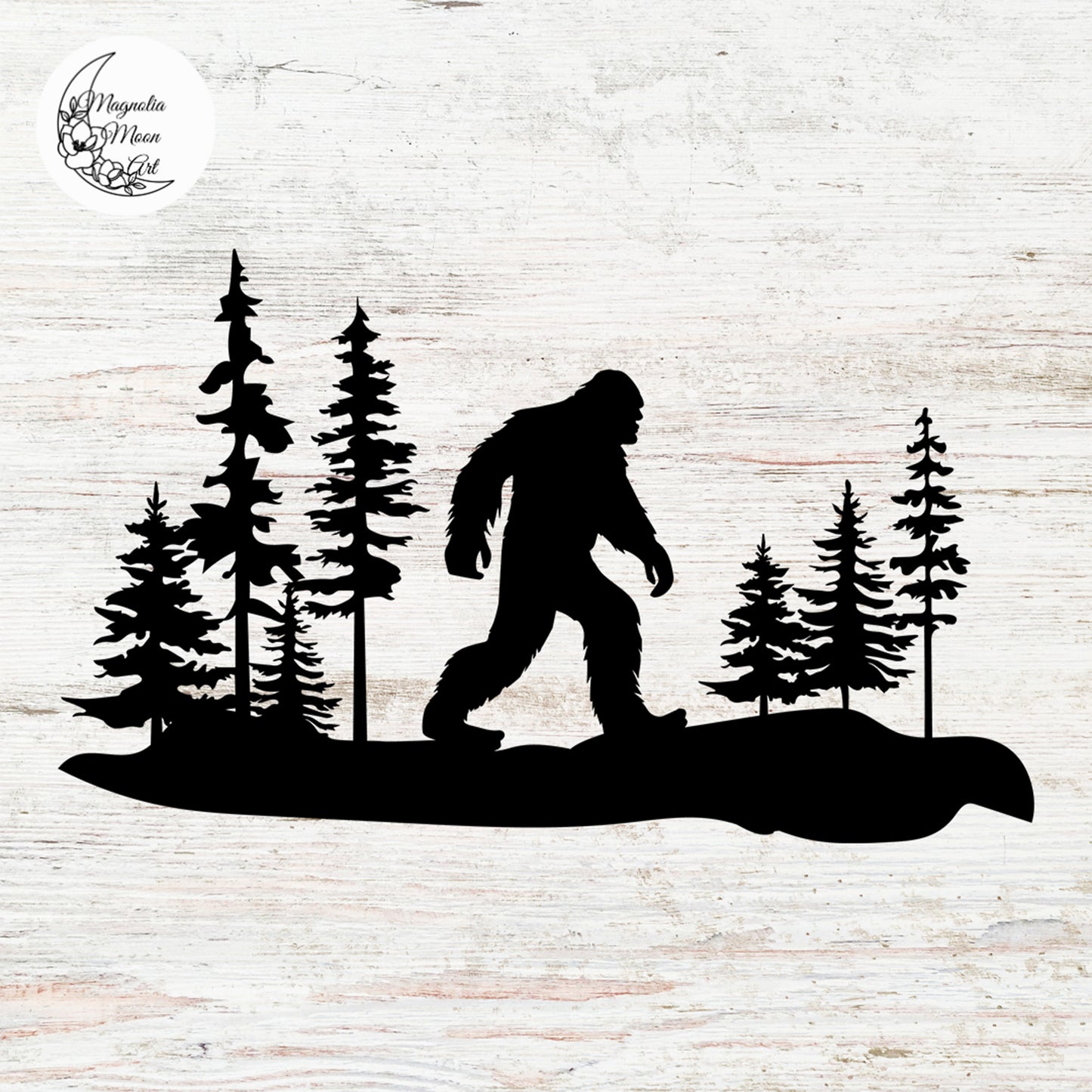 Big Foot in the Woods SVG