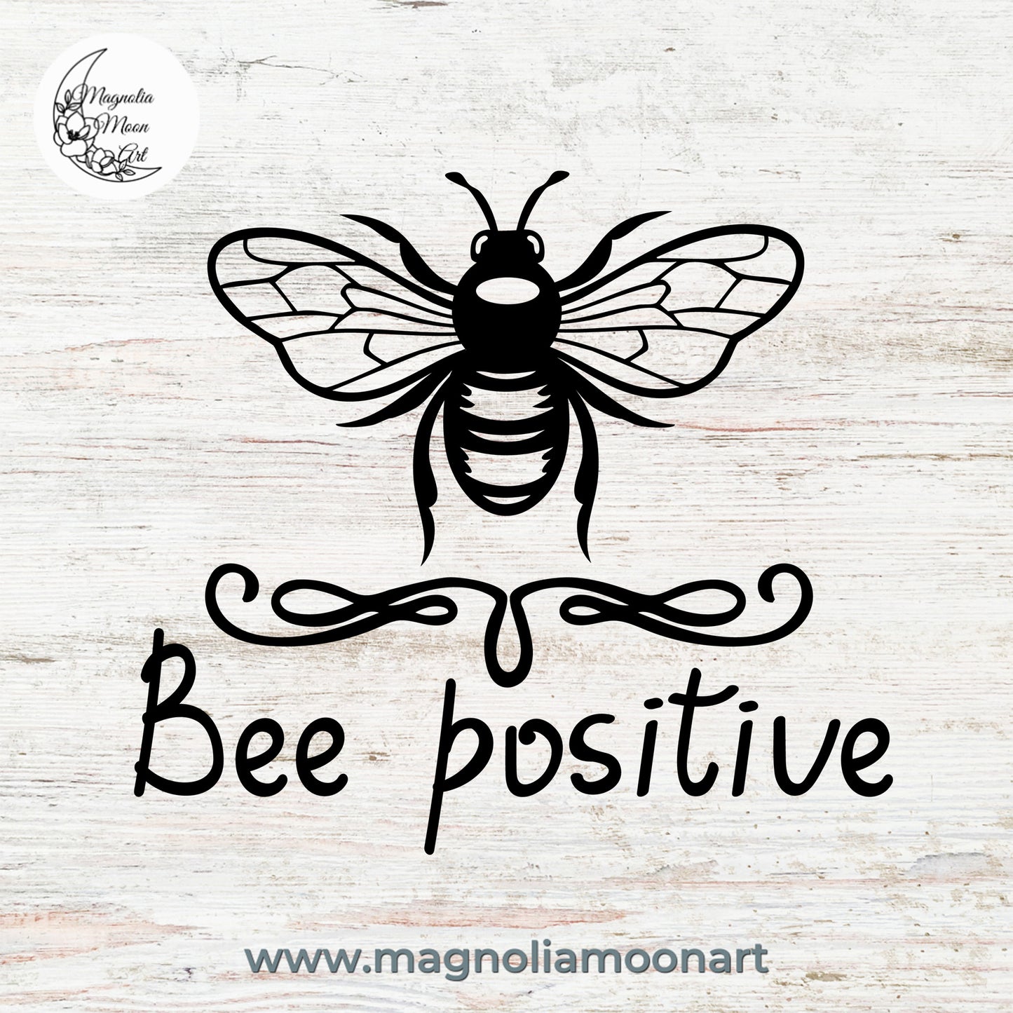 Bee Positive SVG