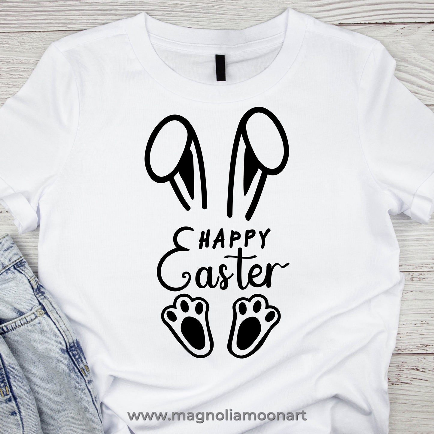 Happy Easter SVG Bunny