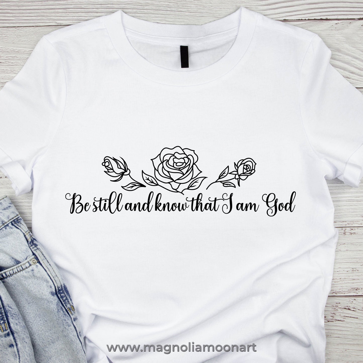Be still and know that I am God SVG