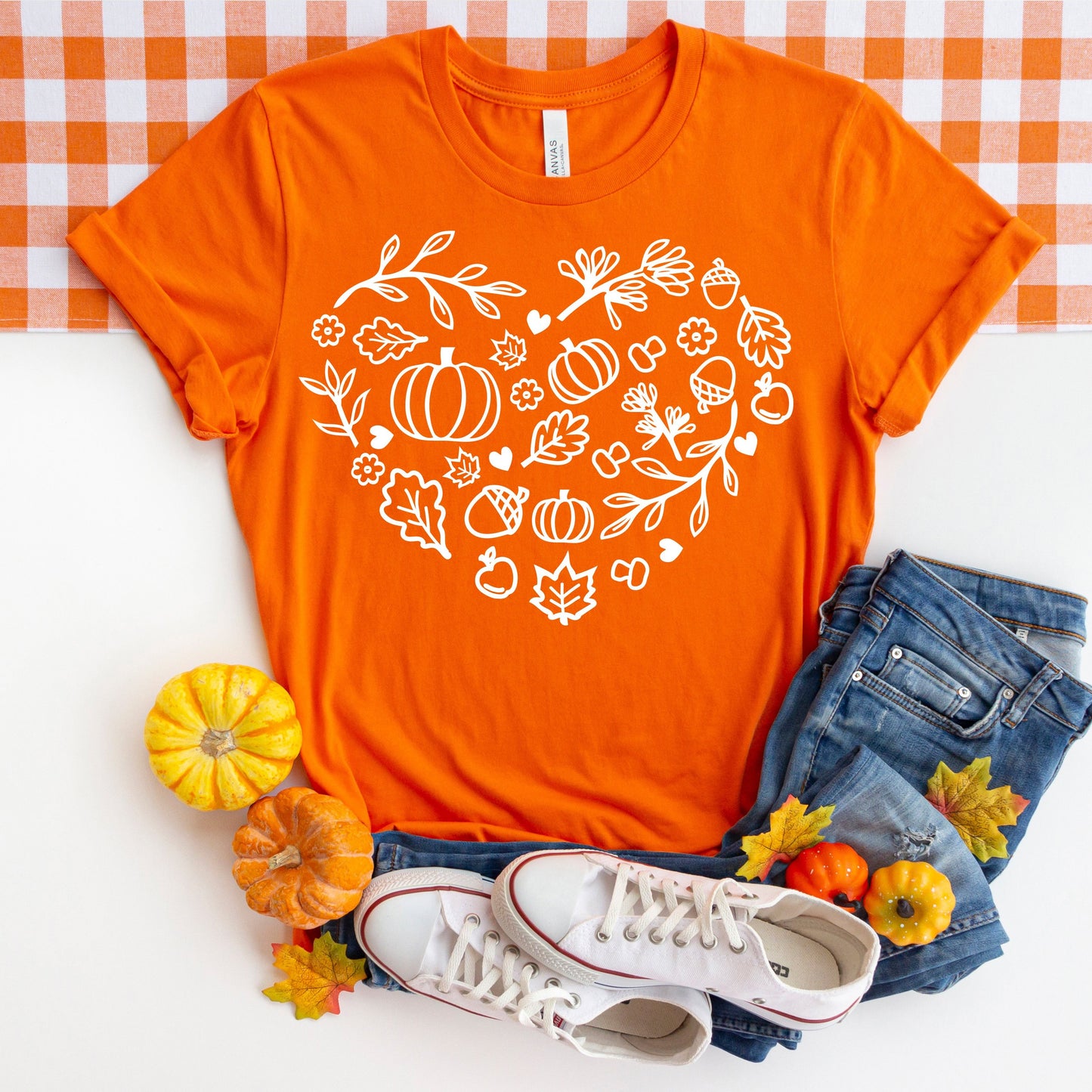 White Fall Heart SVG