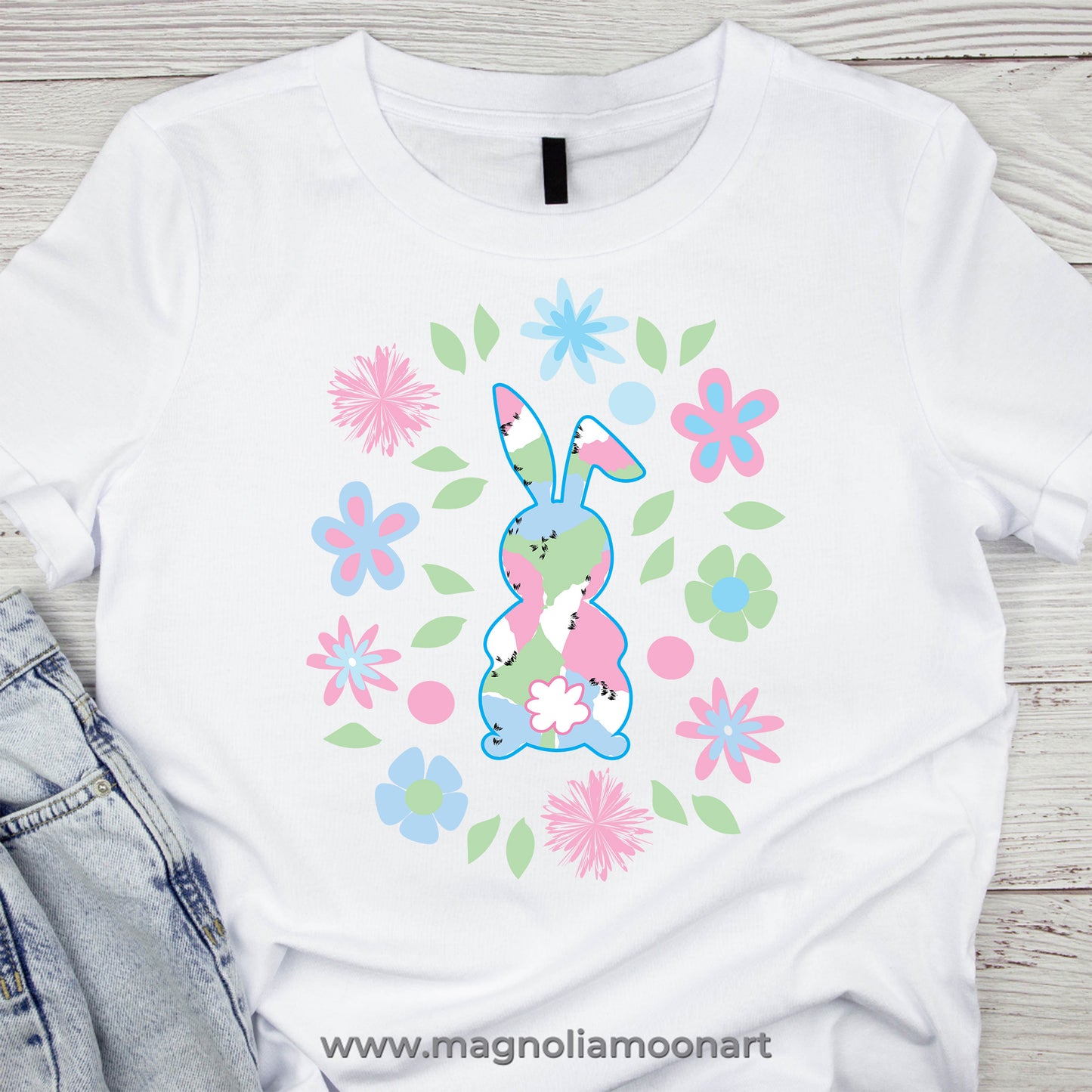 Boho Bunny PNG