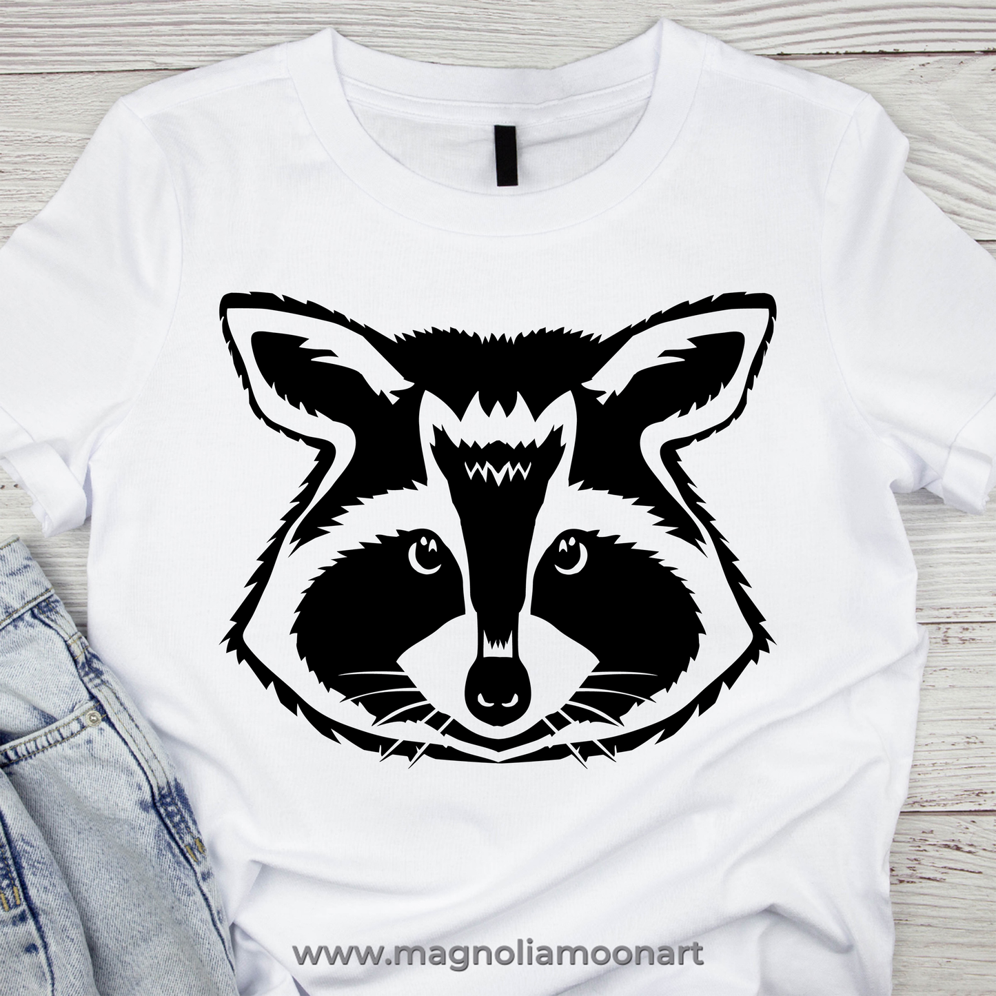 Raccoon Face SVG
