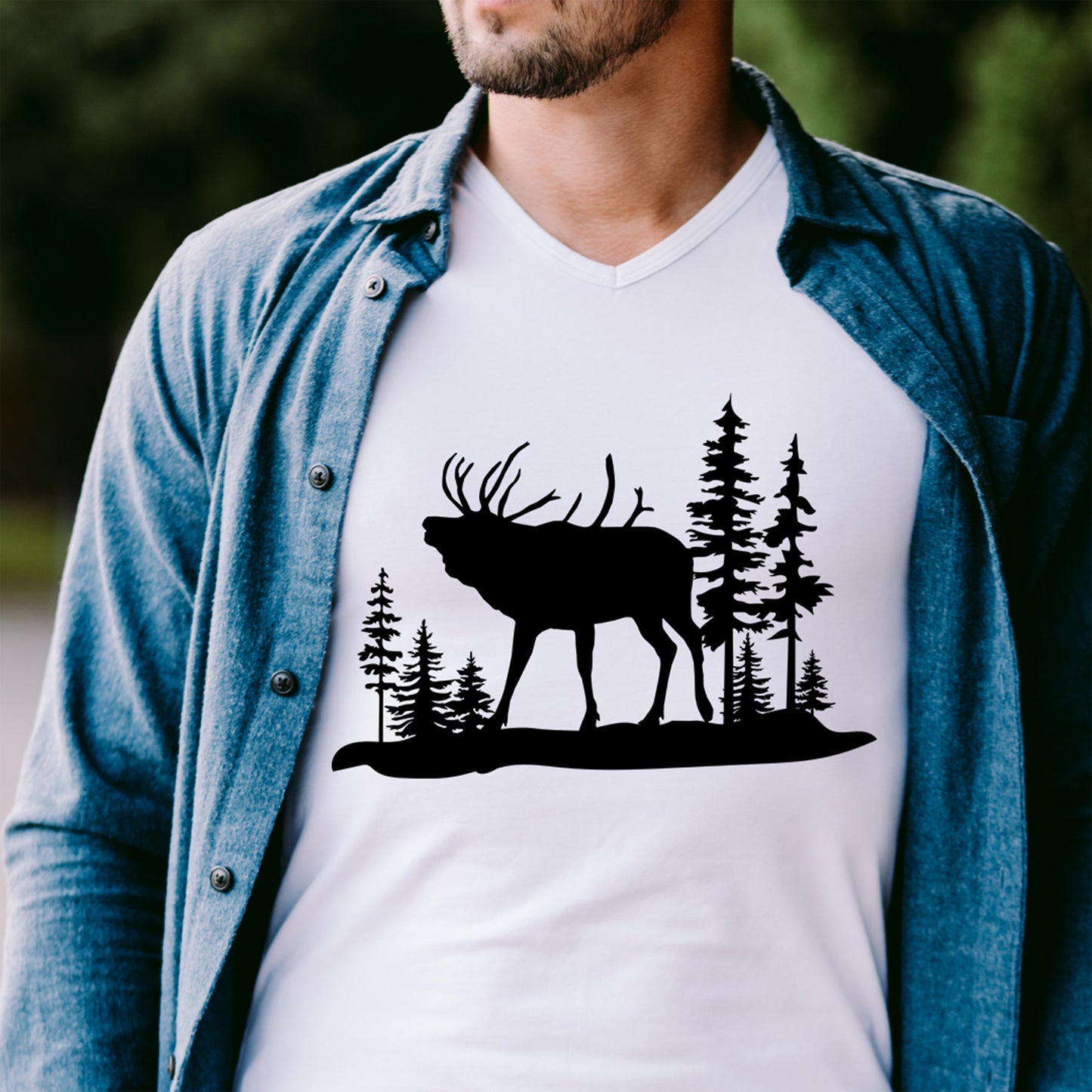 Elk Forest SVG