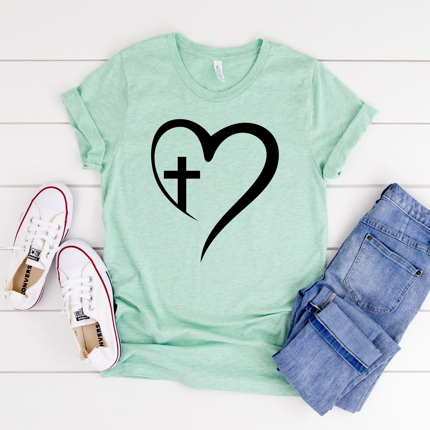 Heart Cross SVG