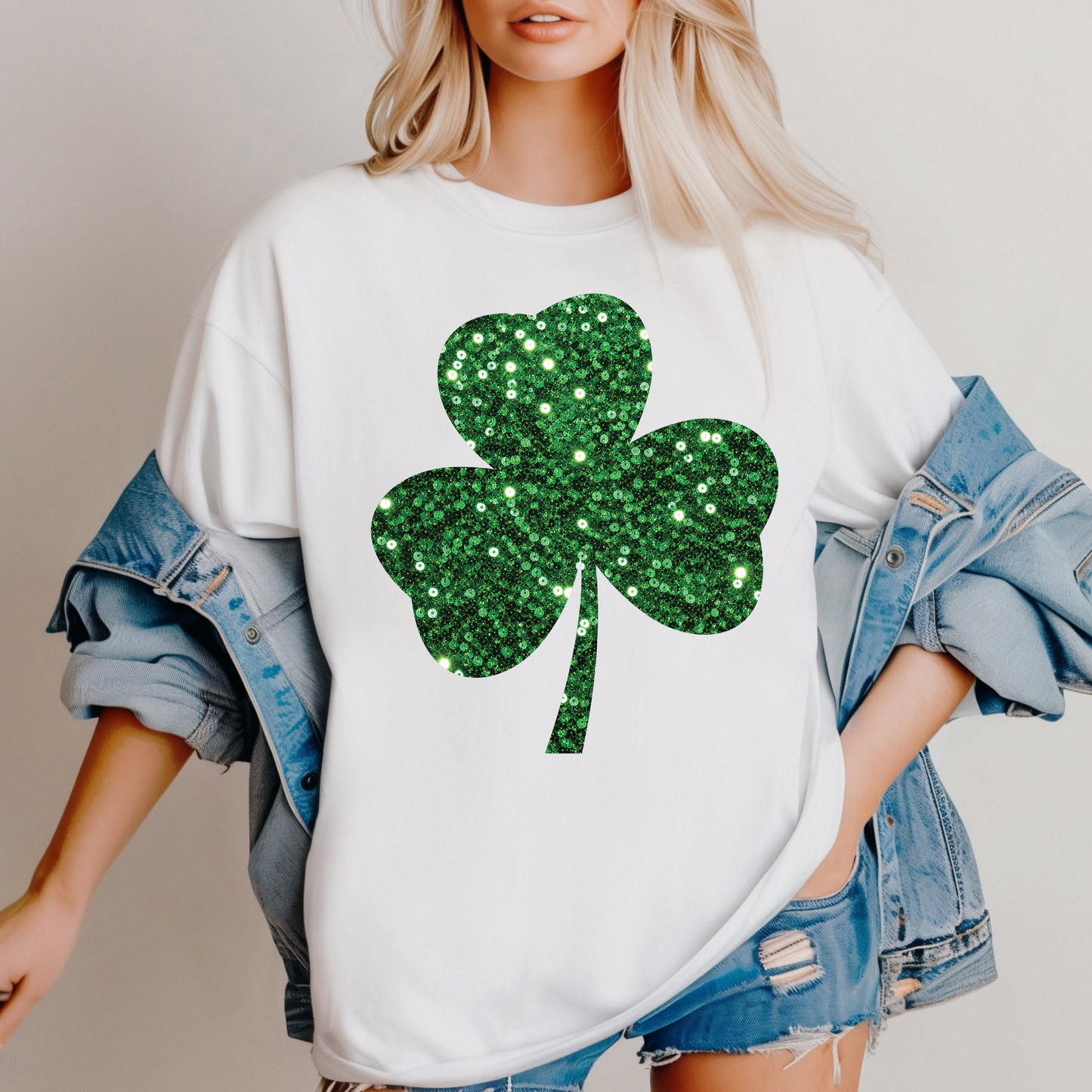 Sequin Shamrock PNG