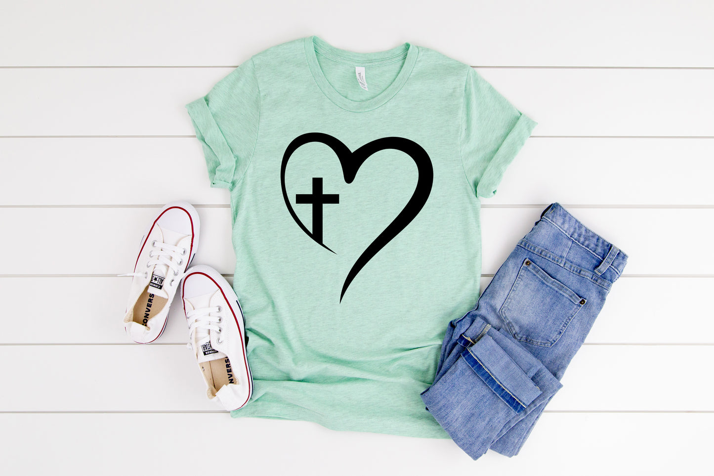 Heart Cross SVG
