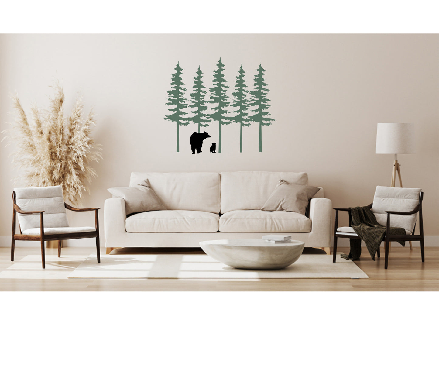 Pine Trees and Bears SVG