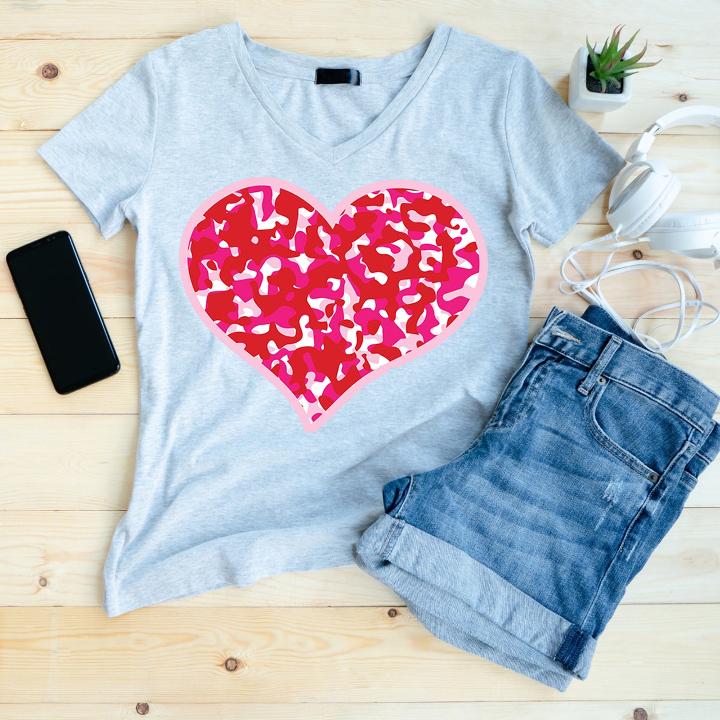 Camo Heart PNG