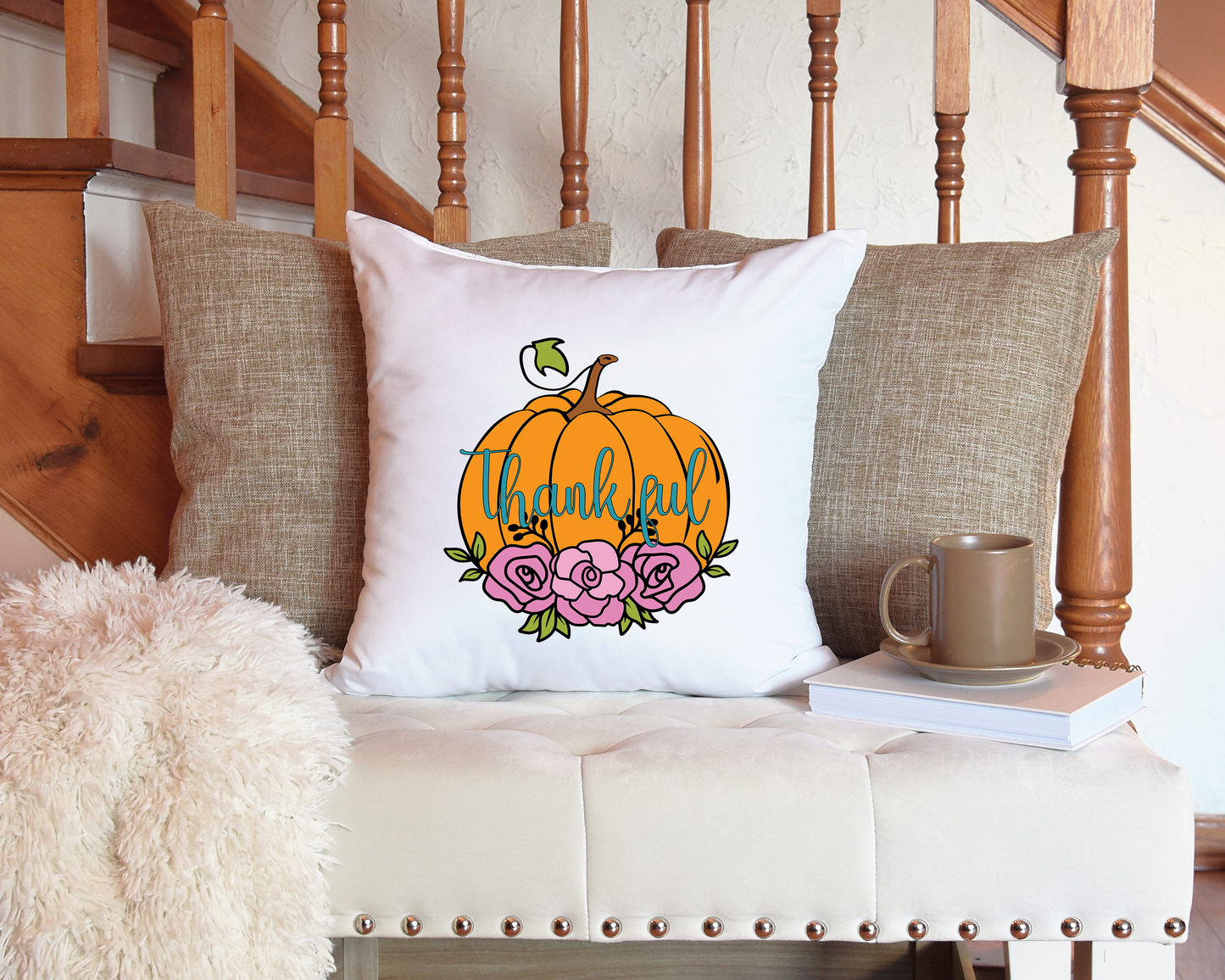 Thankful Pumpkin PNG
