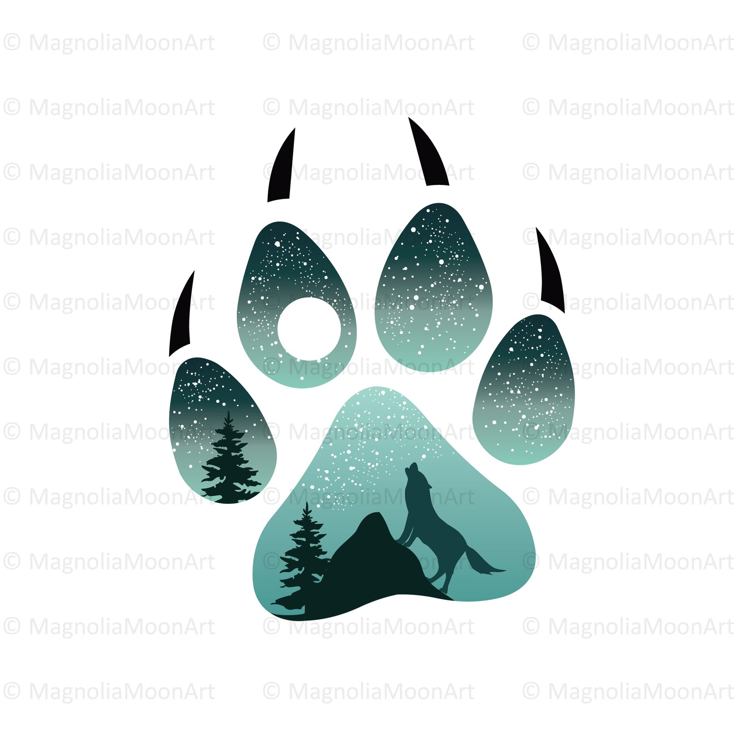 Wolf Paw PNG