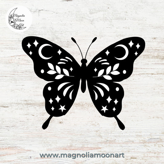Celestial Butterfly SVG