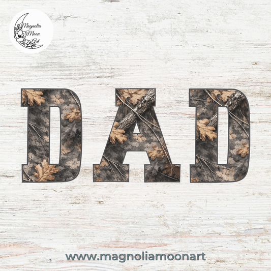Dad Forest Camo PNG