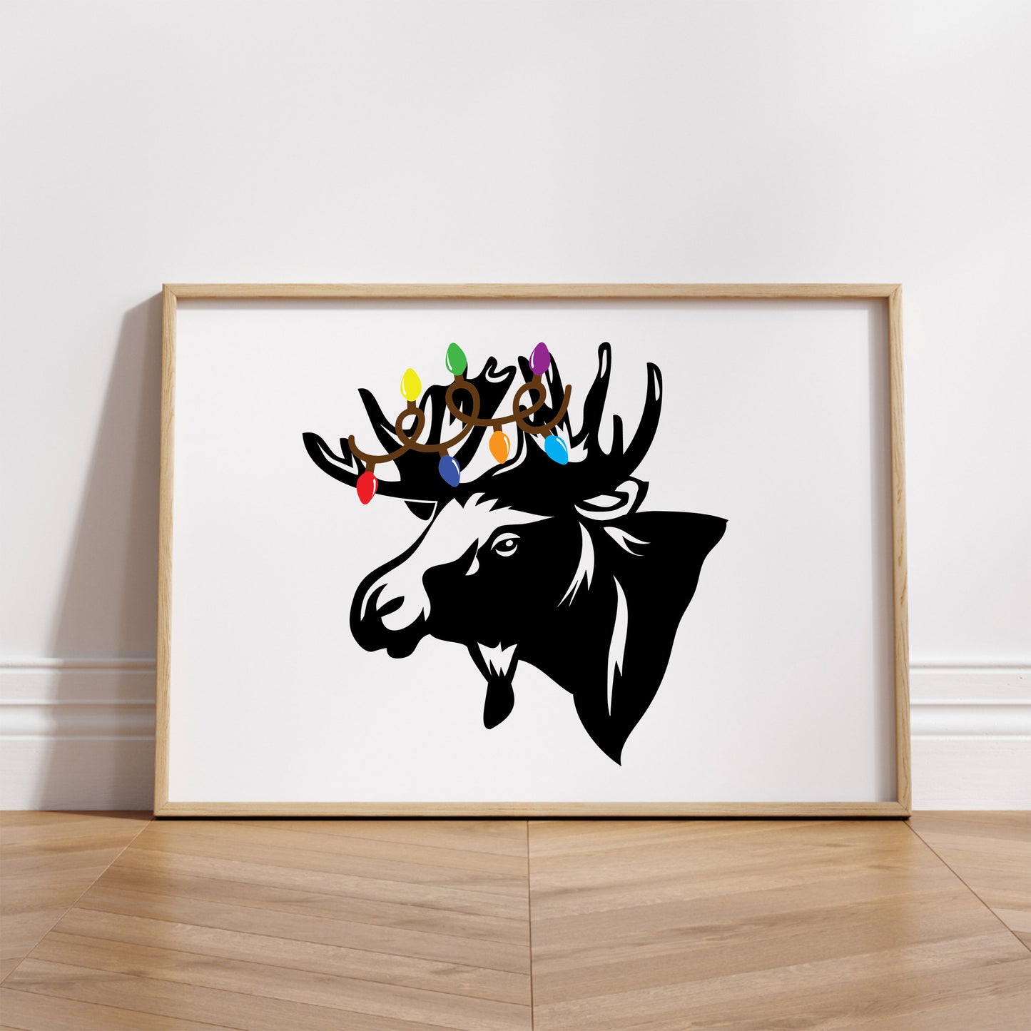 Moose with Lights SVG