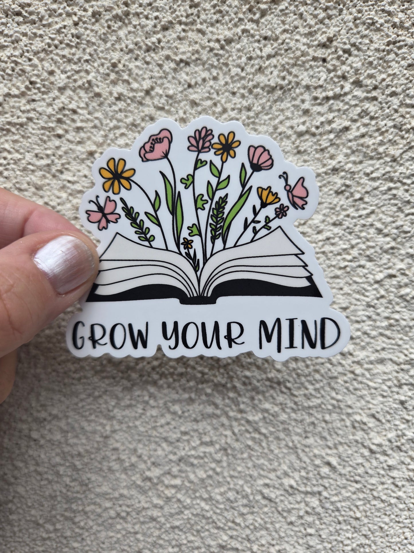 Grow Your Mind Sticker