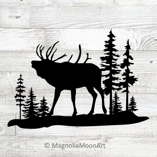 Elk Forest SVG