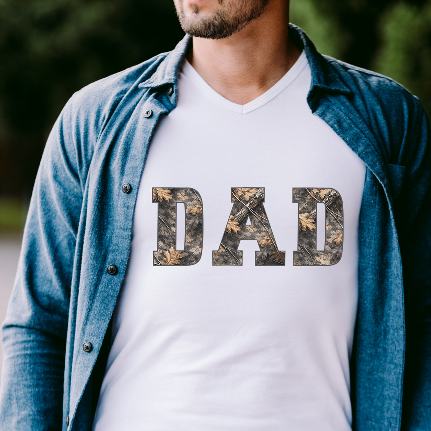 Dad Forest Camo PNG