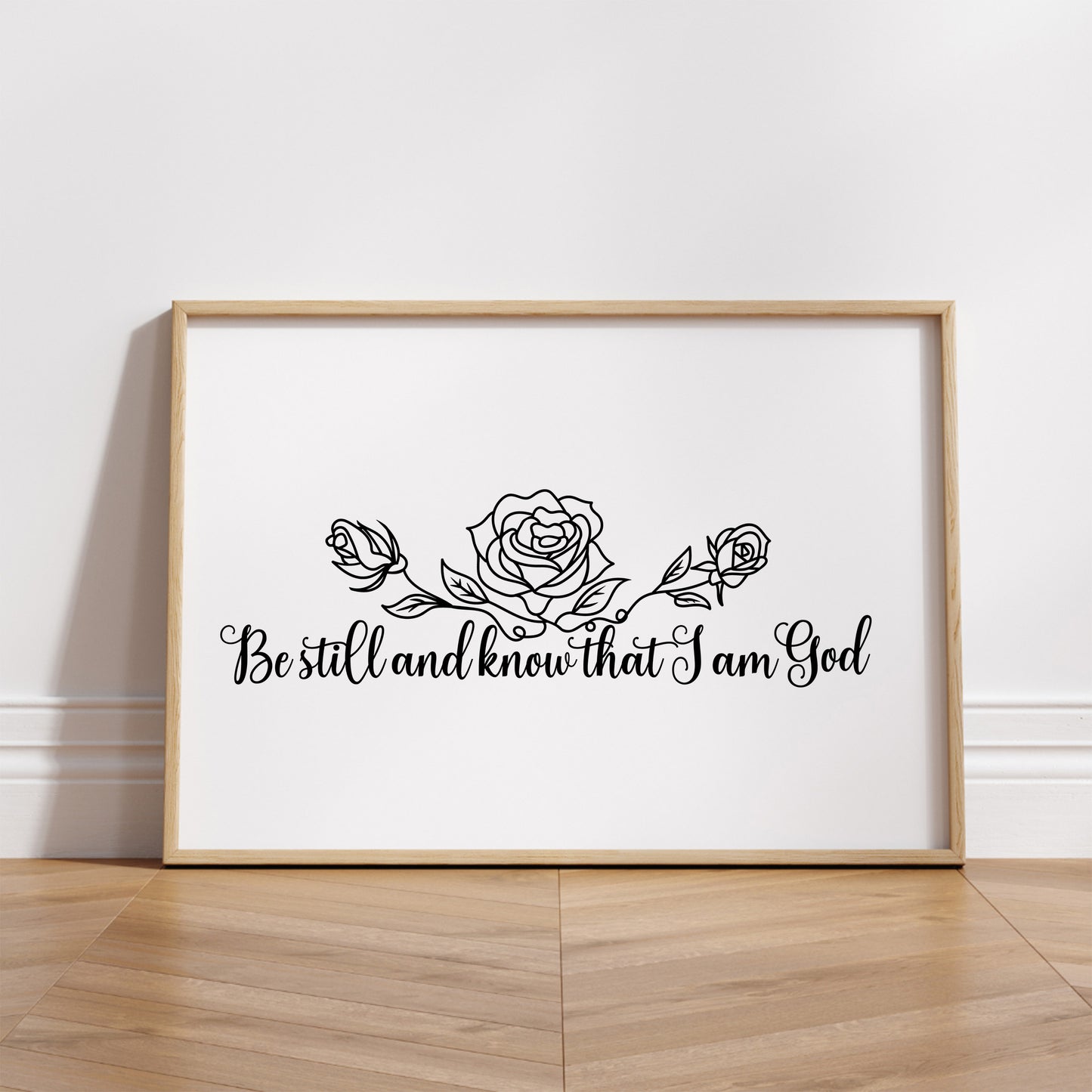 Be still and know that I am God SVG