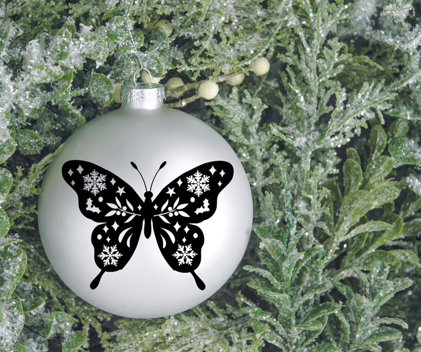 Snowflake Butterfly SVG