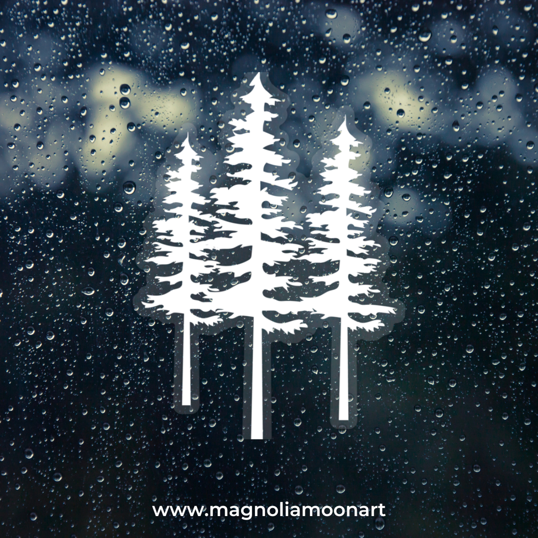 Evergreen Trees Sticker